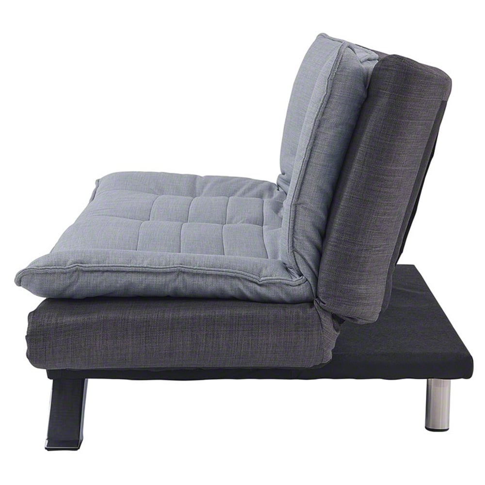 Home Details Nebraska 3 Seater Black Faux Leather Sofa Bed with Storage Image 5