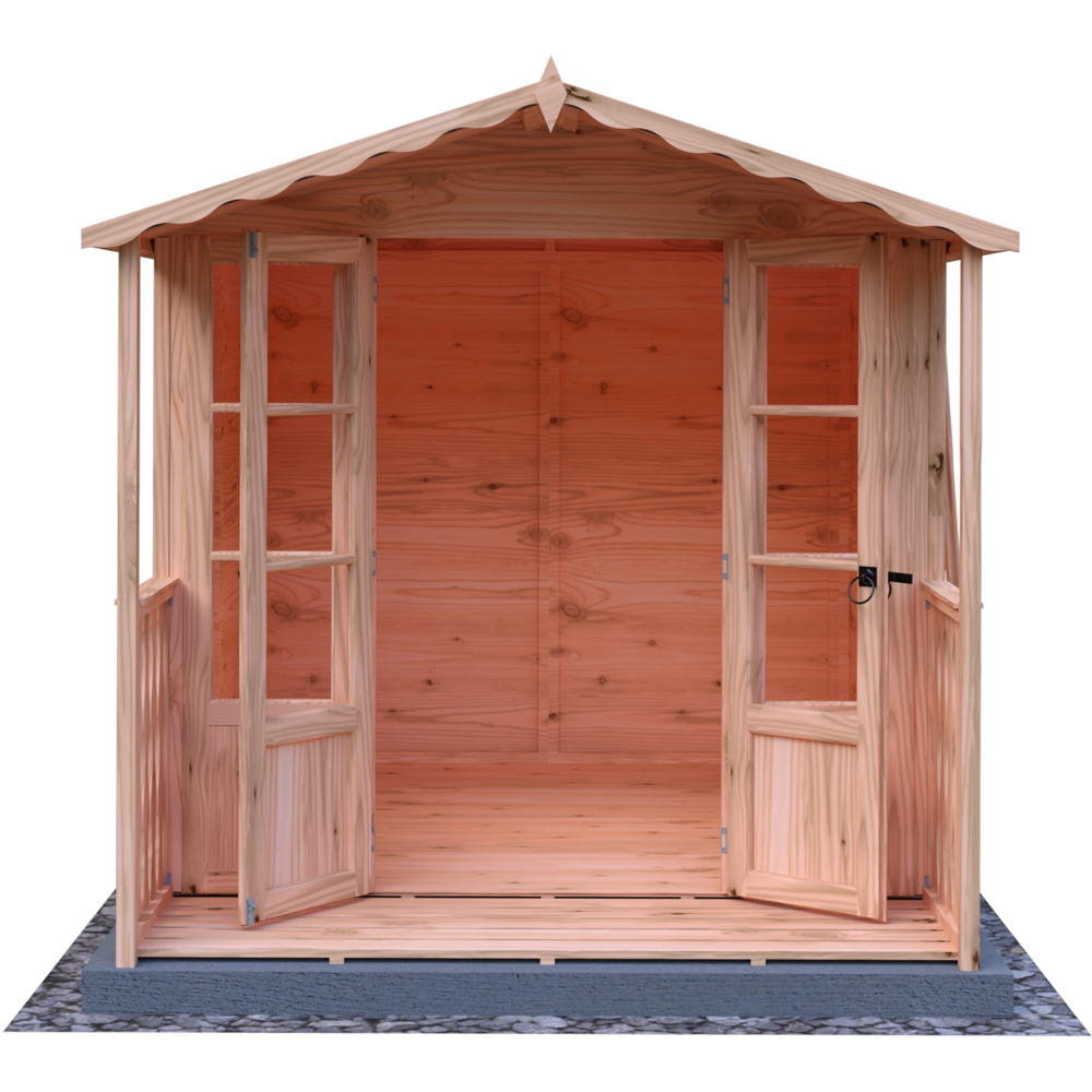 Shire 7 x 7ft Kensington Summerhouse with Veranda Image 5