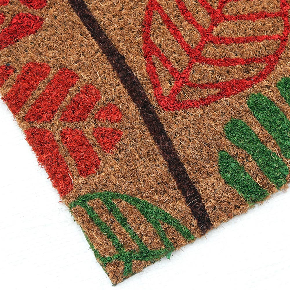 Coco & Coir Early Leaves Coir Door Mat 45 x 75cm Image 5
