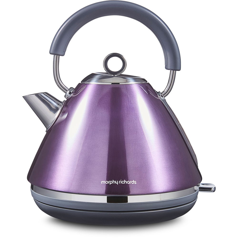 Morphy Richards Accents 102050 Purple 1.5L Pyramid Kettle 3000W Image 3