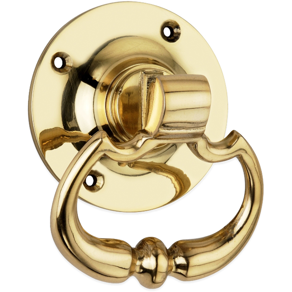 Spira Brass Polished Brass Dutch Drop Mortice Handle 2 Pack Image 3