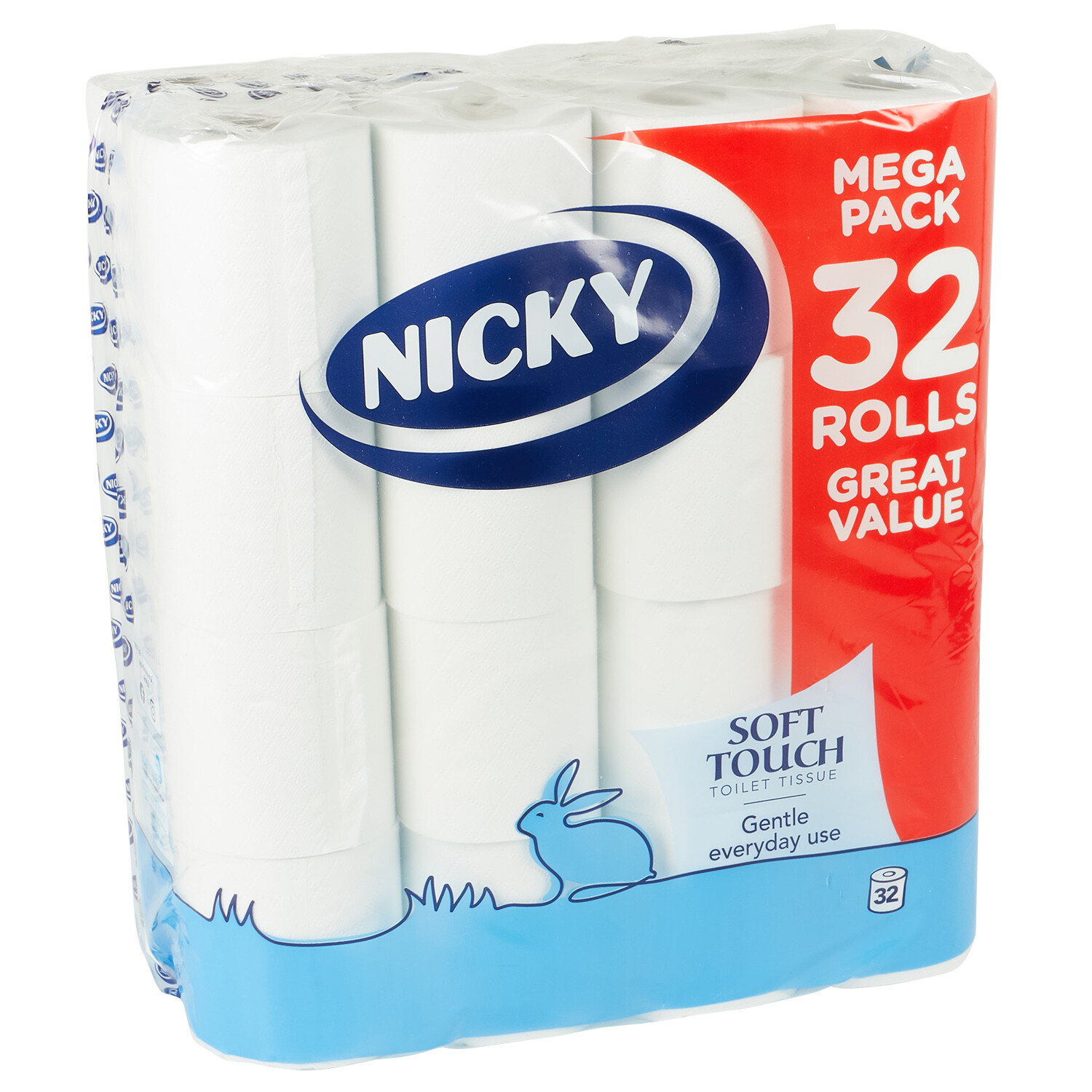 Nicky Soft Touch Toilet Tissue - White Image 2