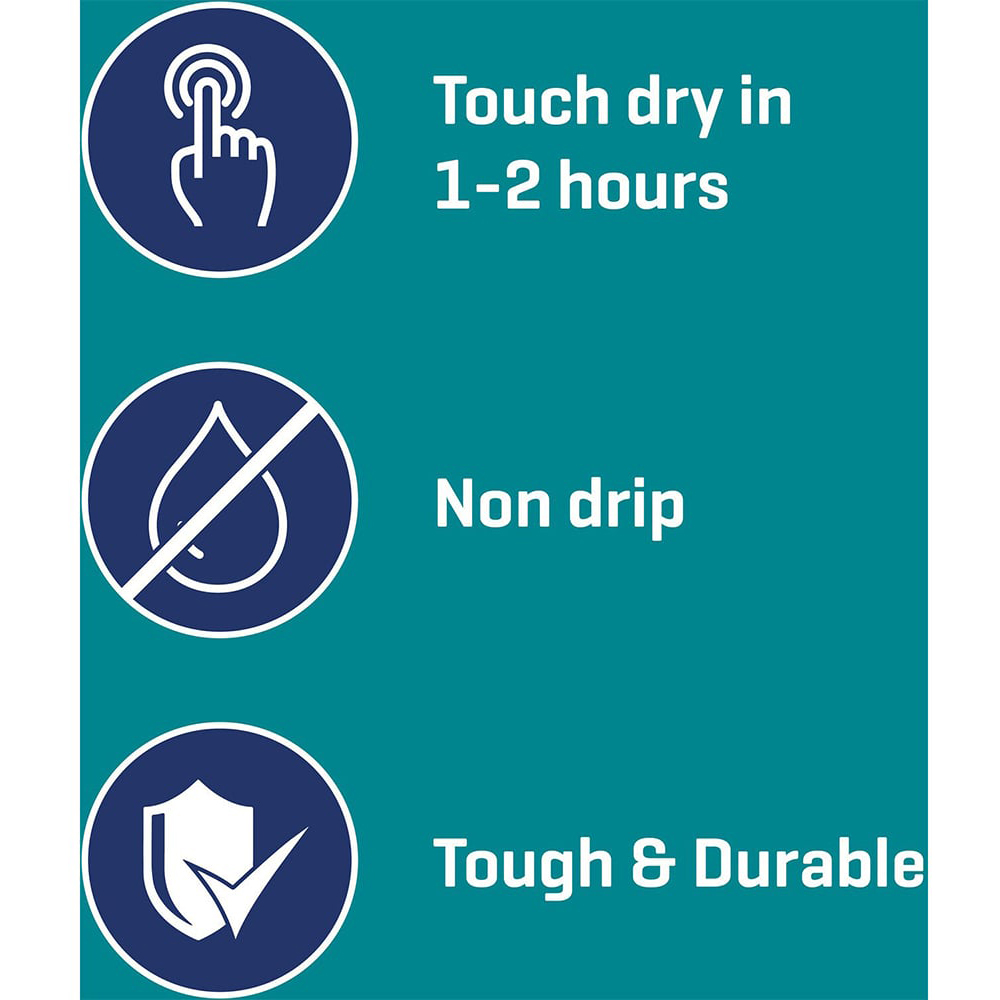 Johnstone's Interior Wood and Metal Quick Dry Eggshell Paint - Steel Smoke / 750ml Image 6