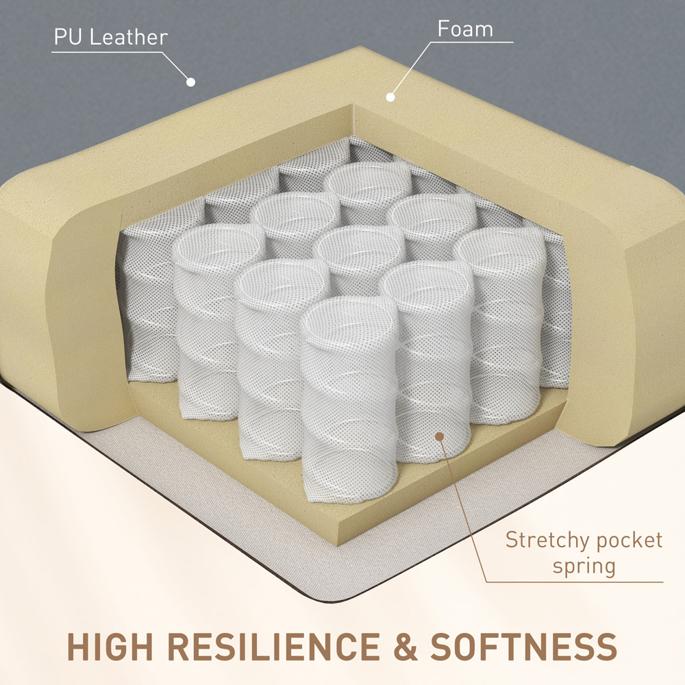 Portland Light Grey Massage Manual Recliner Chair with 8 Vibration Image 6