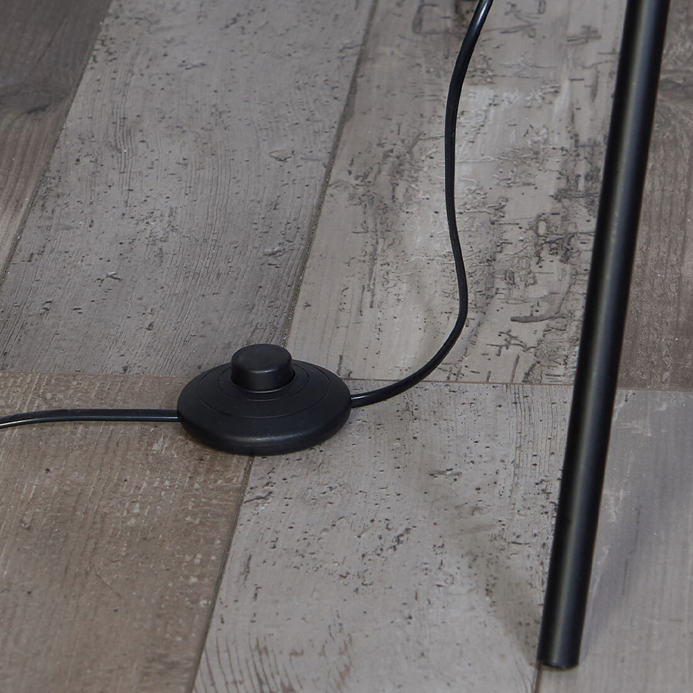 Manhattan Black Retro Tripod Style Floor Lamp Image 5