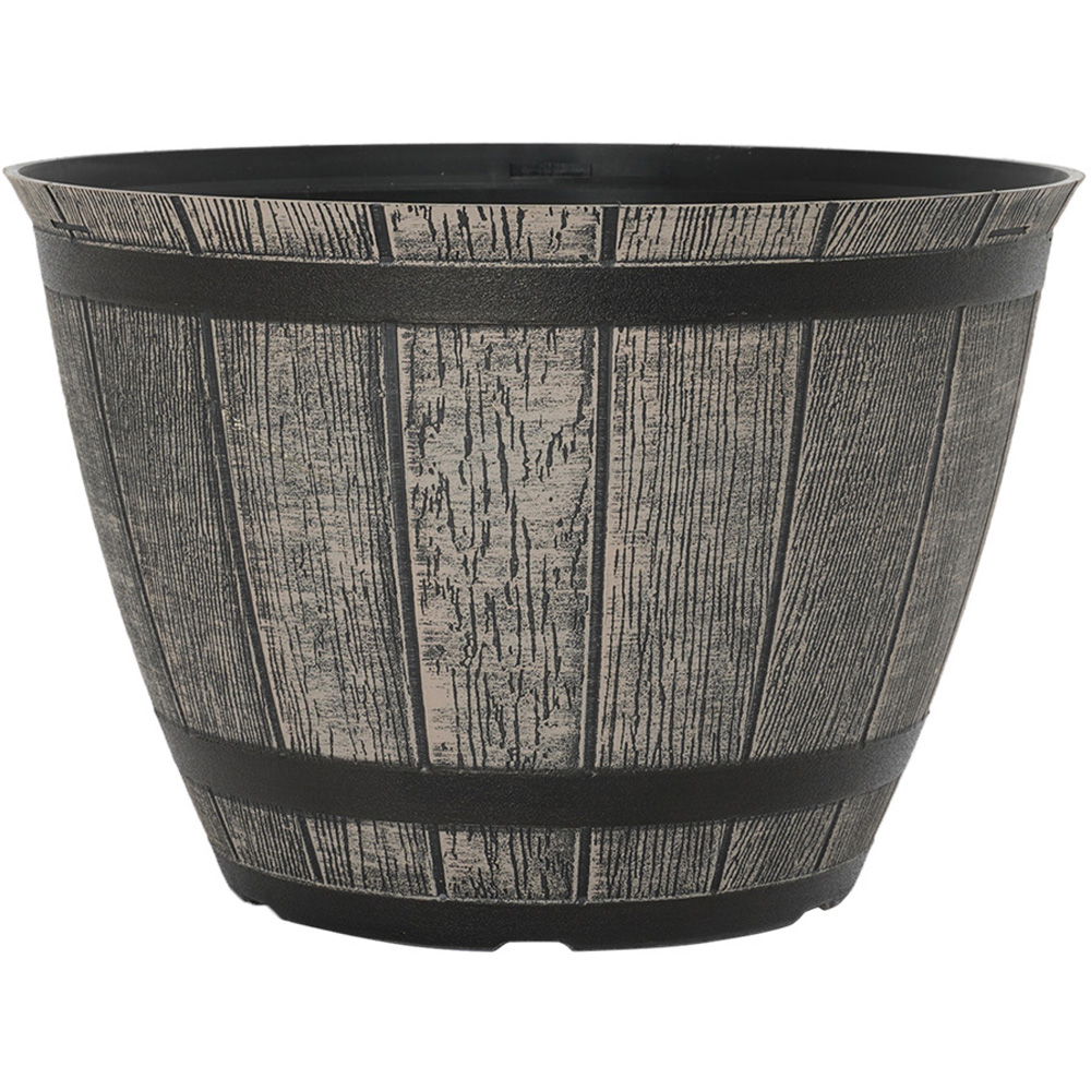YouGarden Barrel Planter 30cm 2 Pack Image 2