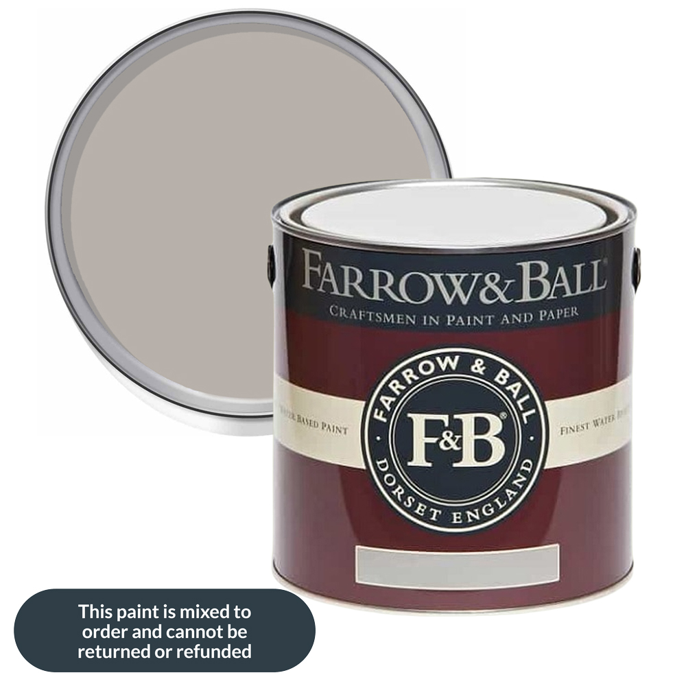 Farrow & Ball Interior Wood and Metal 267 Dove Tale Flat Eggshell Paint 2.5L Image 1