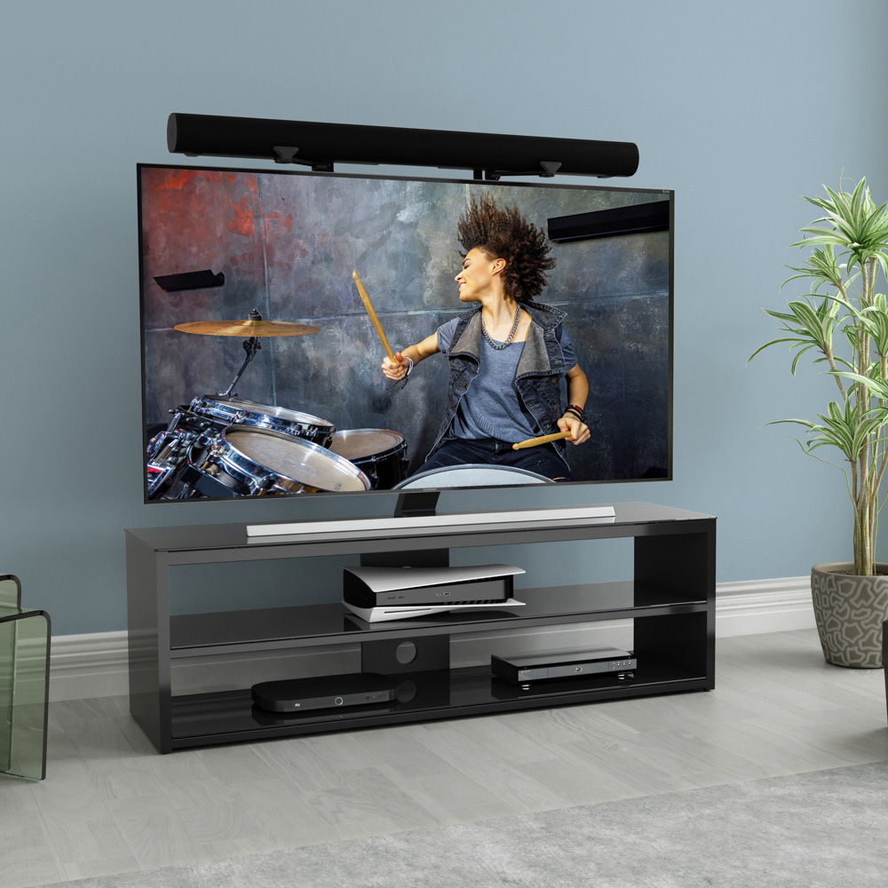 AVF Black Universal Soundbar Attachment Kit Image 9