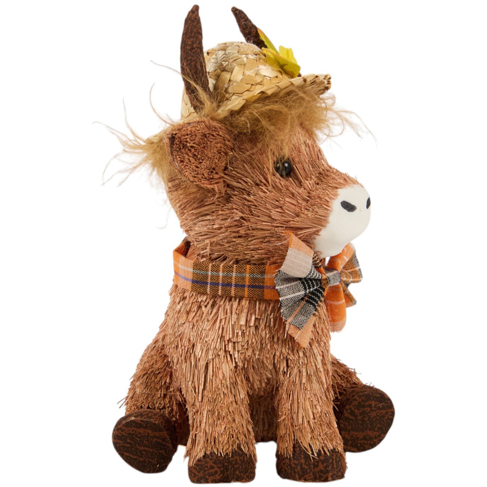 Autumnal Highland Cow Decoration Image 3