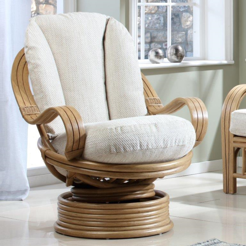 Desser Furniture Madrid 4 Seater Light Oak Jasper Sofa Set with Footstool Image 7