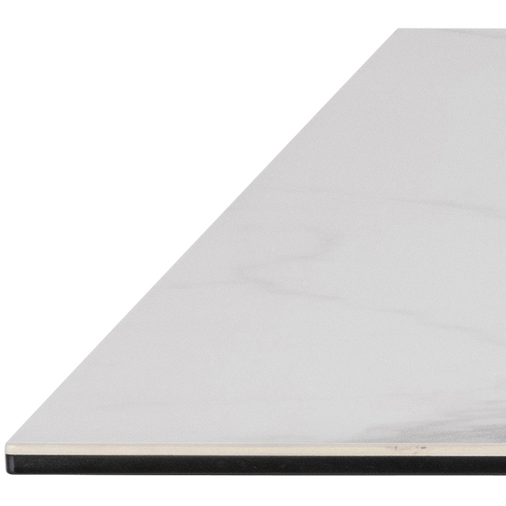 Florence Heaven 6 Seater Ceramic Dining Table White Image 5