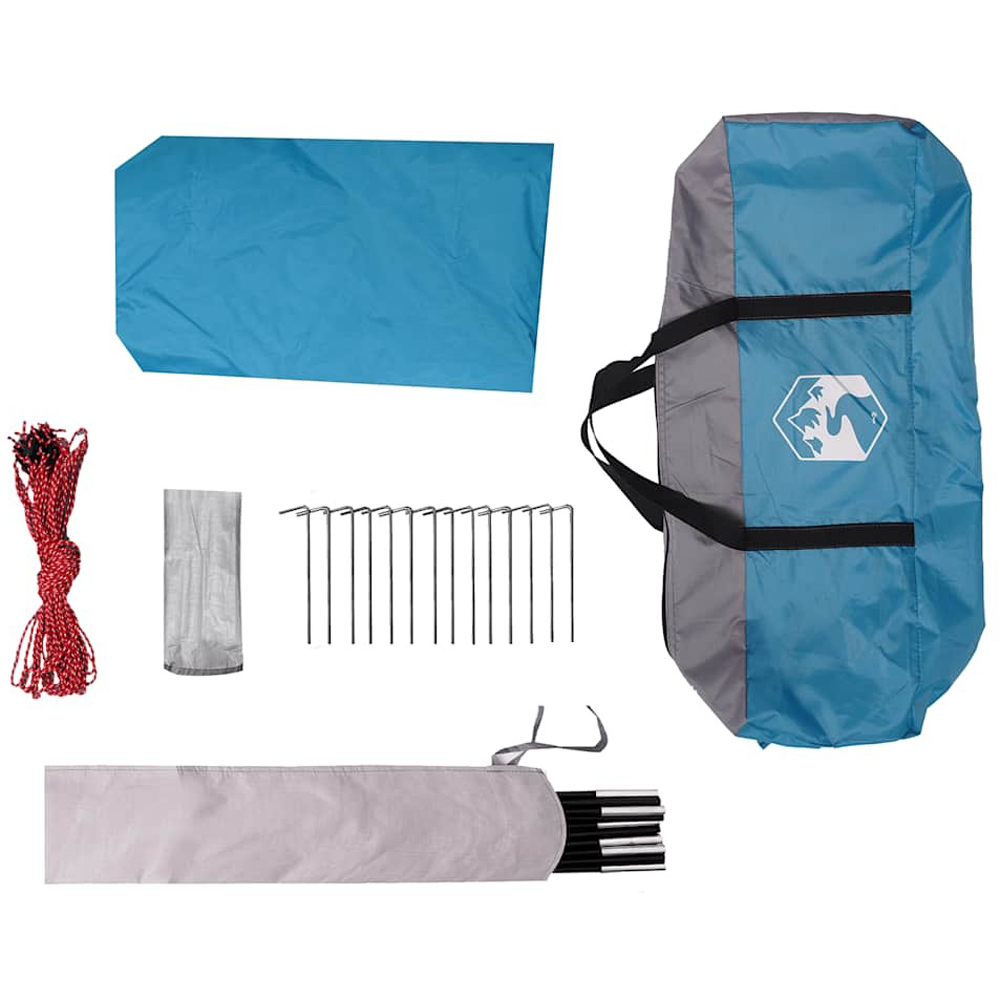 Walplus Waterproof Oxford Camping Tarp Shelter Blue 2.1 x 3 x 4.6m Image 6