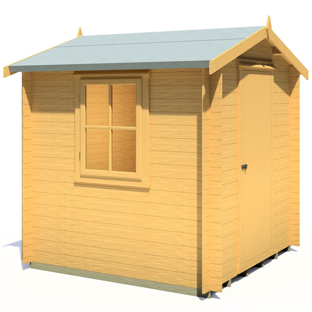 Shire Danbury 7 x 7ft Log Cabin Image 4