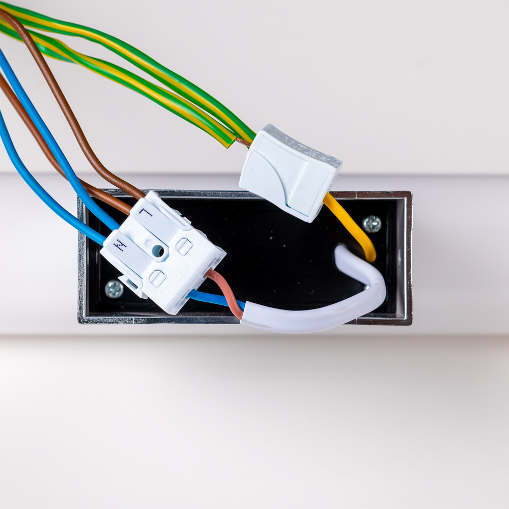 TCP White Tubular Mirror Bathroom Wall Light 400mm 8W Image 7