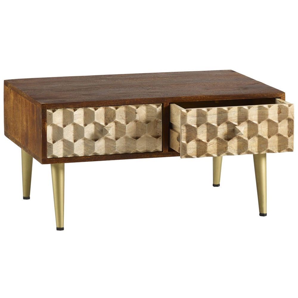 Brooklyn Cotati 2 Drawer Coffee Table Image 4