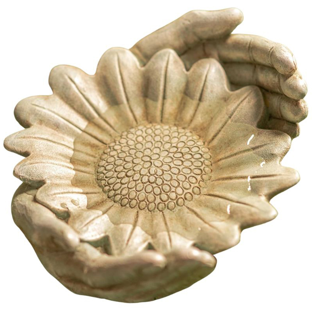 Marco Paul Summer Sunflower Bird Bath Image 1