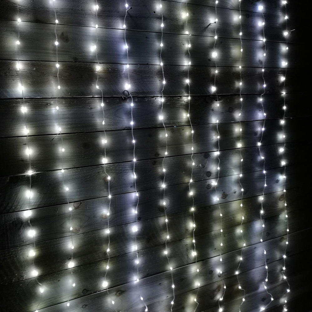 Premier FlexiBrights 240 Cool White LED Christmas Curtain Light 2 x 1.5m Image 3