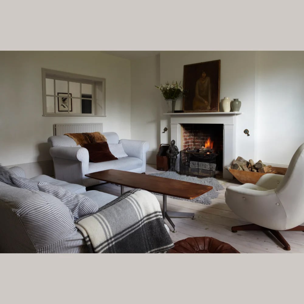 Farrow & Ball Estate Walls and Ceilings Cornforth White Matt Emulsion Paint 5L Image 4