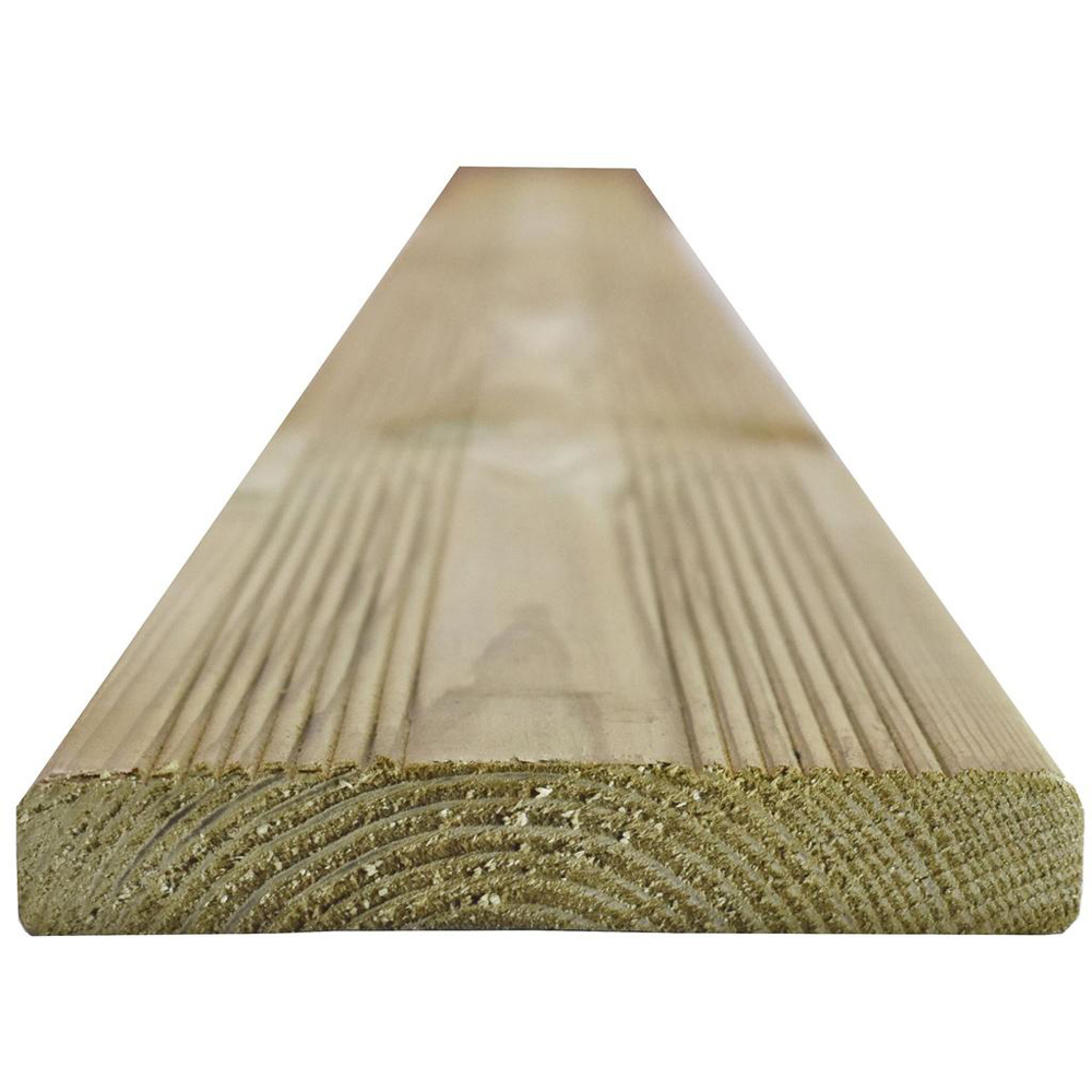 Snowdon Timber Treated Decking Board 2.4m x 120 x 21mm 10 Pack Image 3