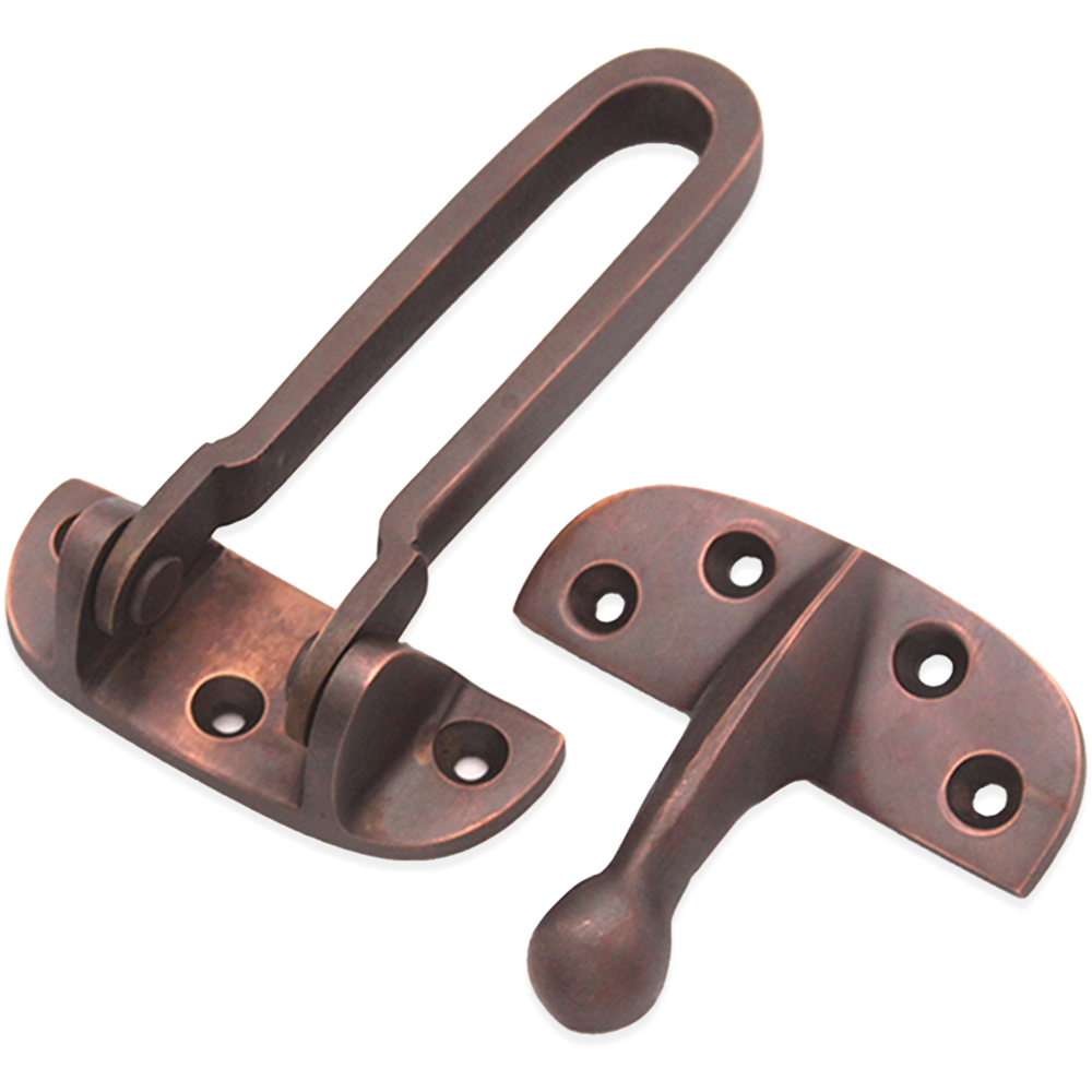 Spira Brass Aged Bronze Door Guard Image 2