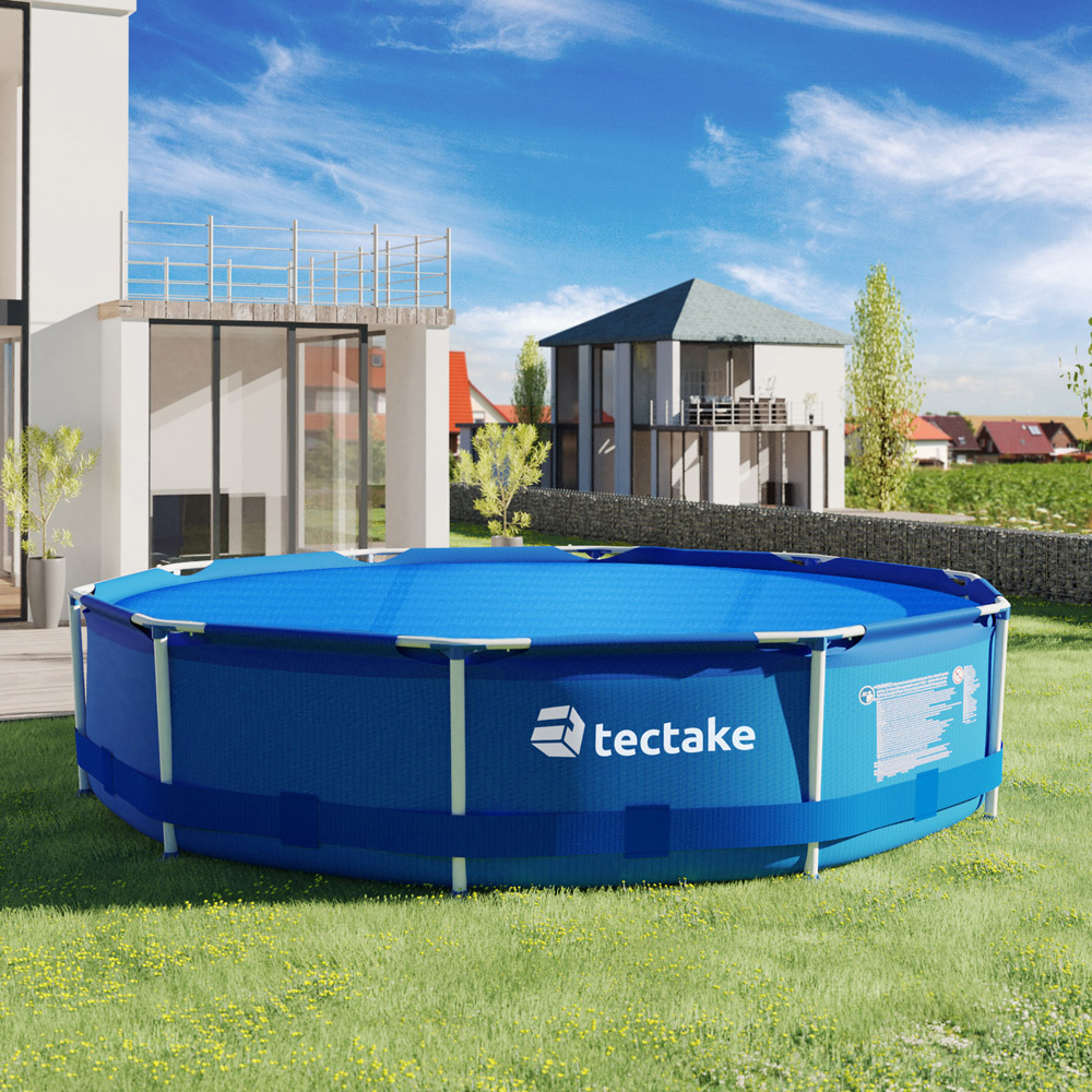 tectake Blue Round Pool Cover 250 x 250cm Image 2