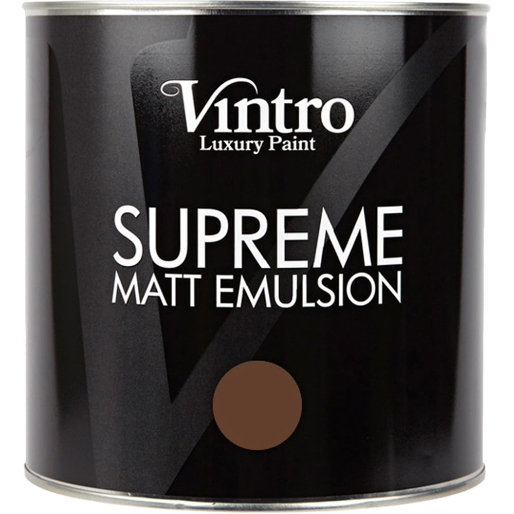 Vintro Paint Chocolate Matt Emulsion Interior Paint 2.5L Image 2