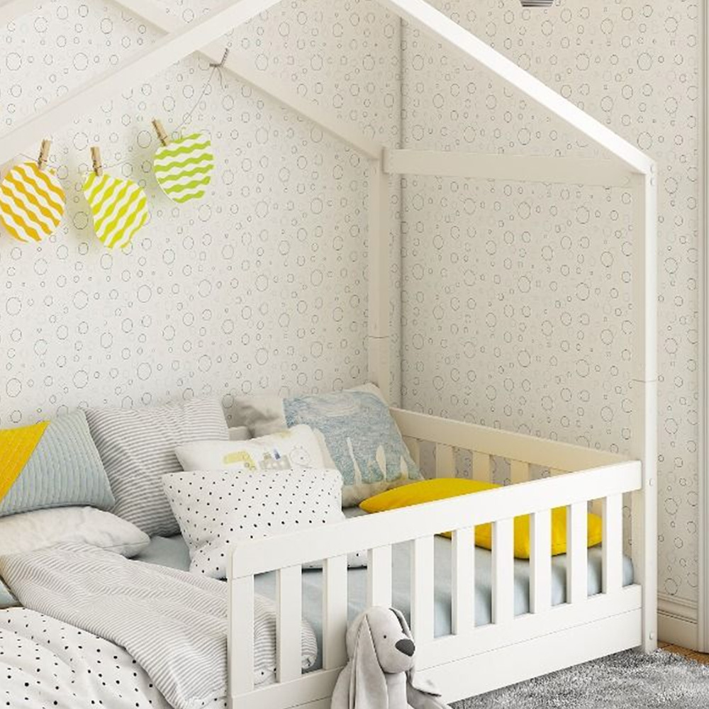 Noomi Froya Evolutionary Single White House Bed Image 3