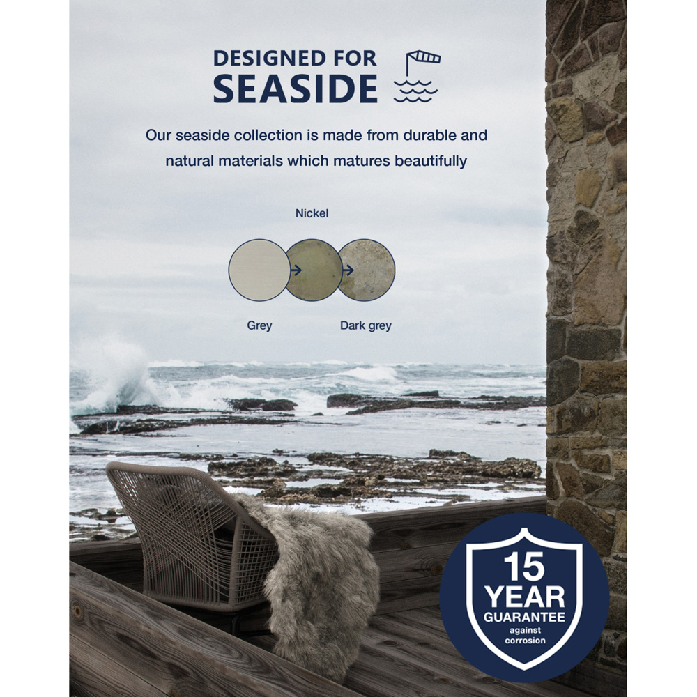 Nordlux Polperro Nickel Outdoor Wall Light Image 7