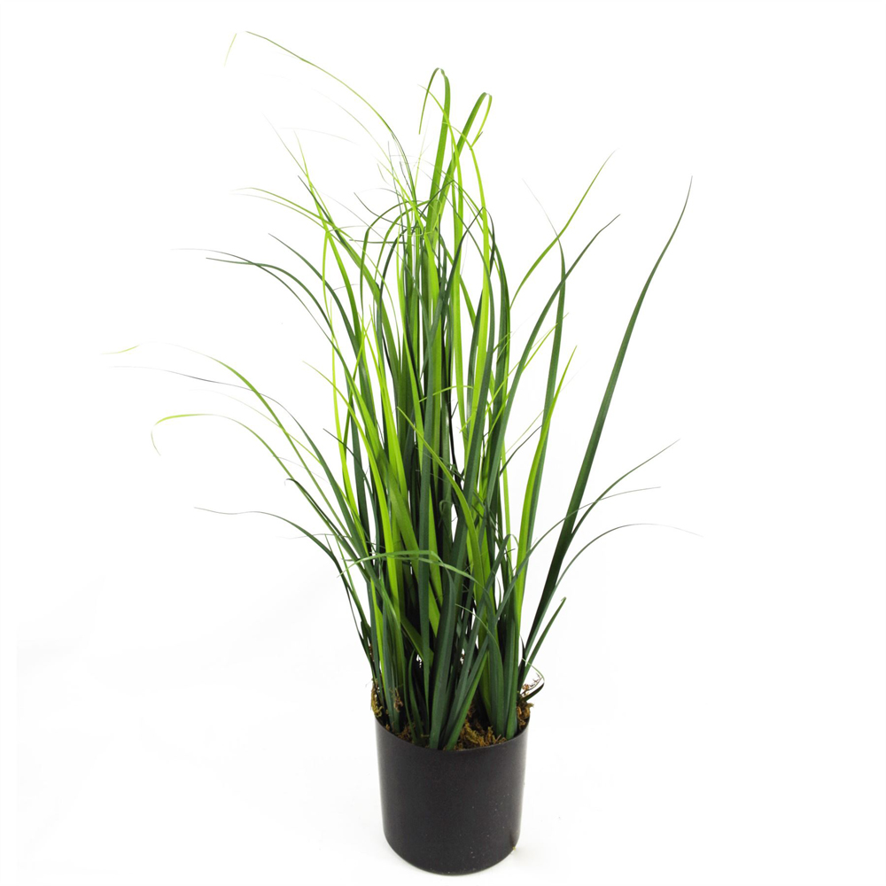 Leaf Artificial Grass Plant in Dusty Pink Ceramic Planter 1.9ft Image 4
