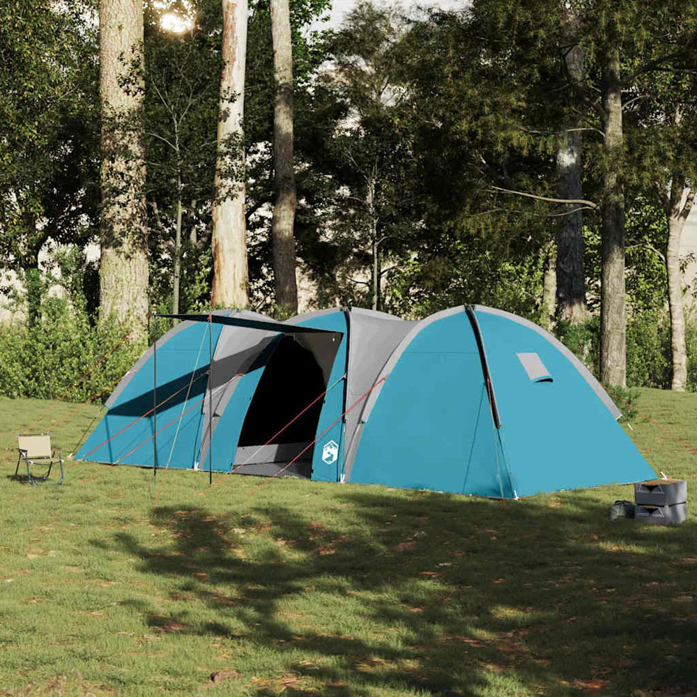 Walplus 8 Person Blue Waterproof Family Tent Dome Image 2