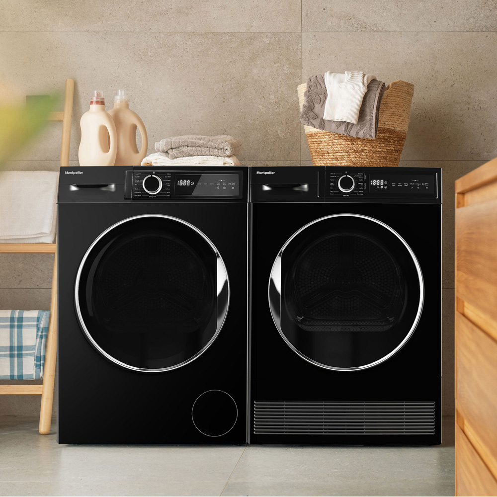 Montpellier MWM814BLK 8kg Black Wide Washing Machine Image 7