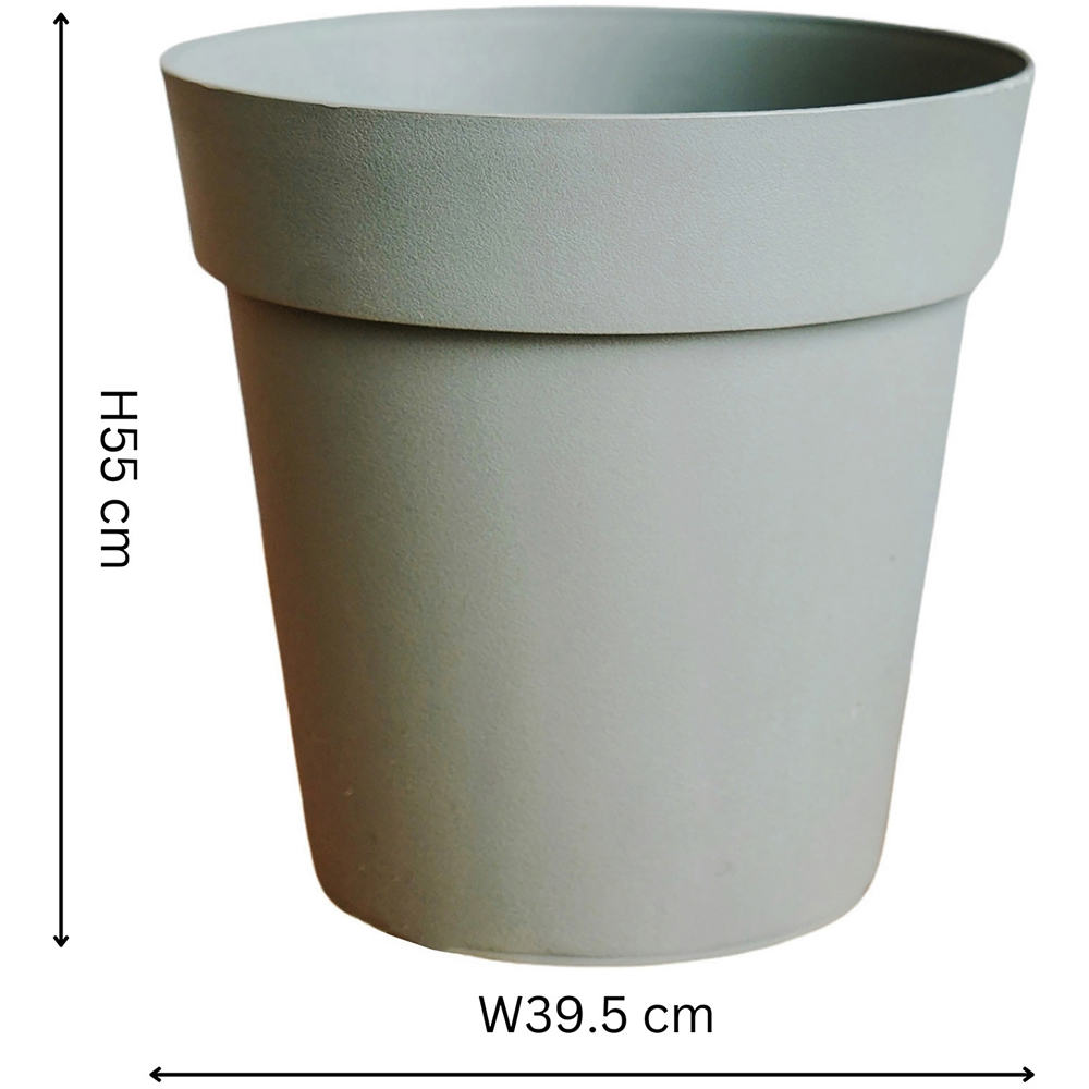 Ivyline Cleo Sage Planter with Wheels 40cm Image 7