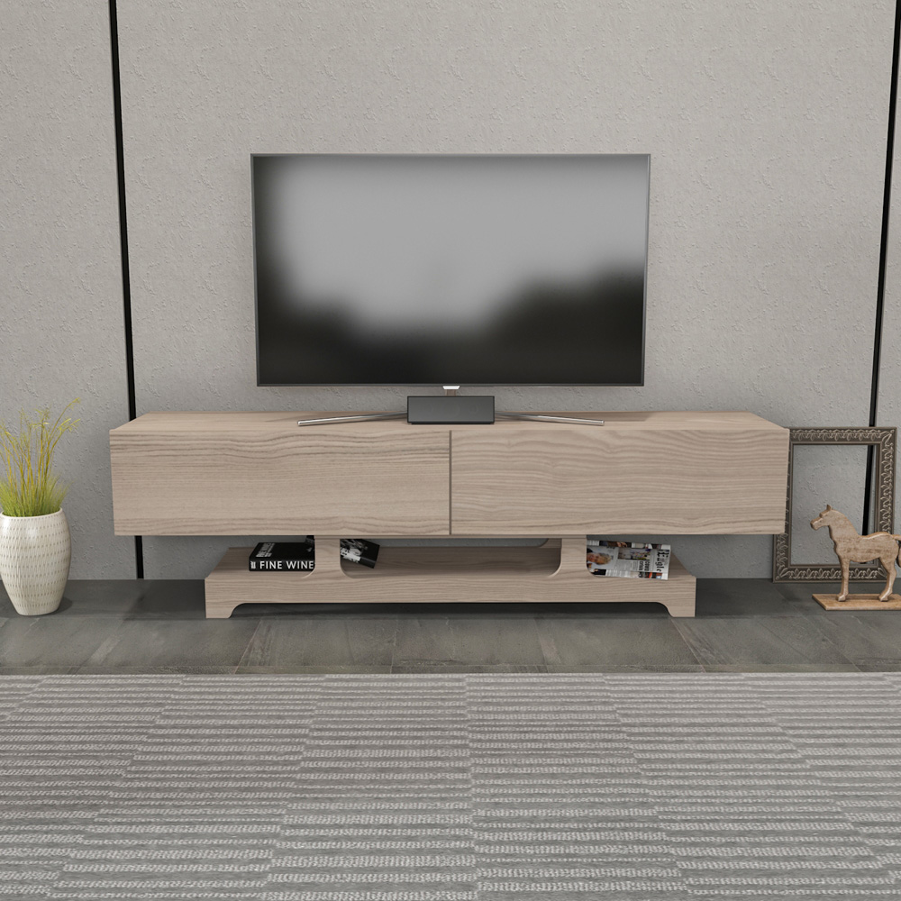 Decorotika Tera 2 Door Single Shelf Cordoba TV Unit Image 4