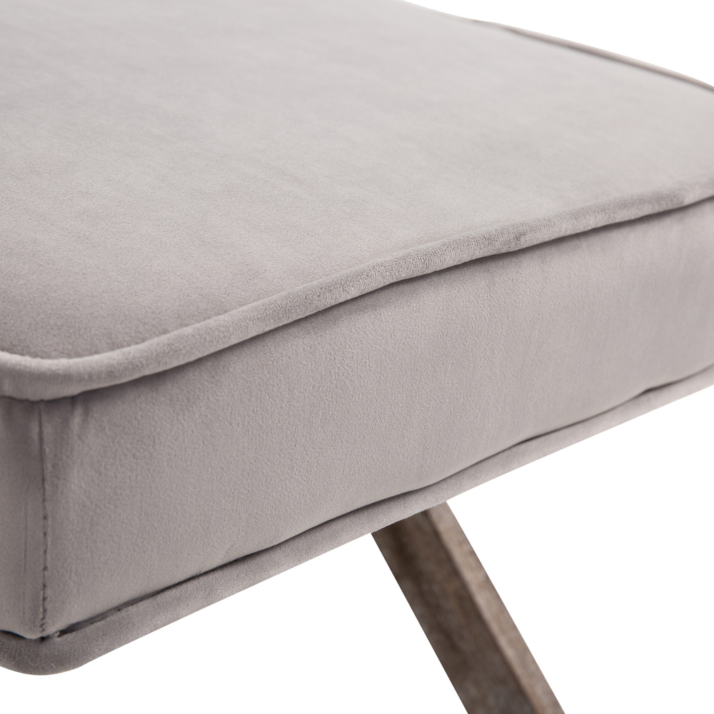 Portland Grey Vintage Footstool Image 7