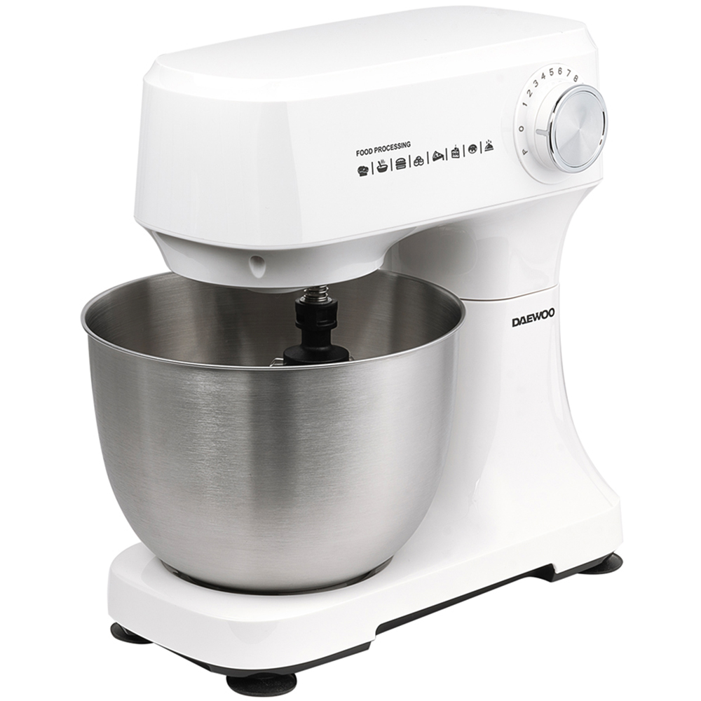 Daewoo SDA2690GE White 3.5L 600W Stand Mixer with Mixing Bowl Image 1