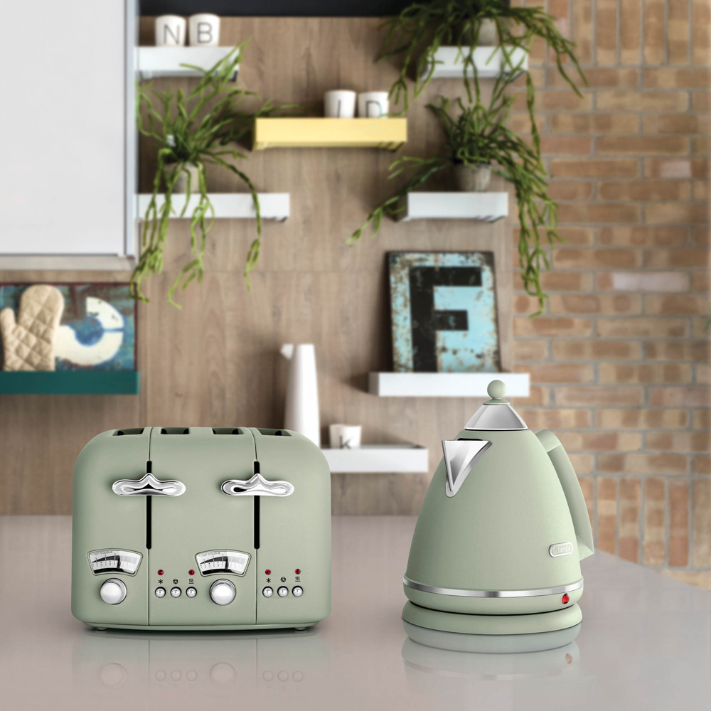 De'Longhi Argento DL3015 Green 1.7L Kettle Image 2