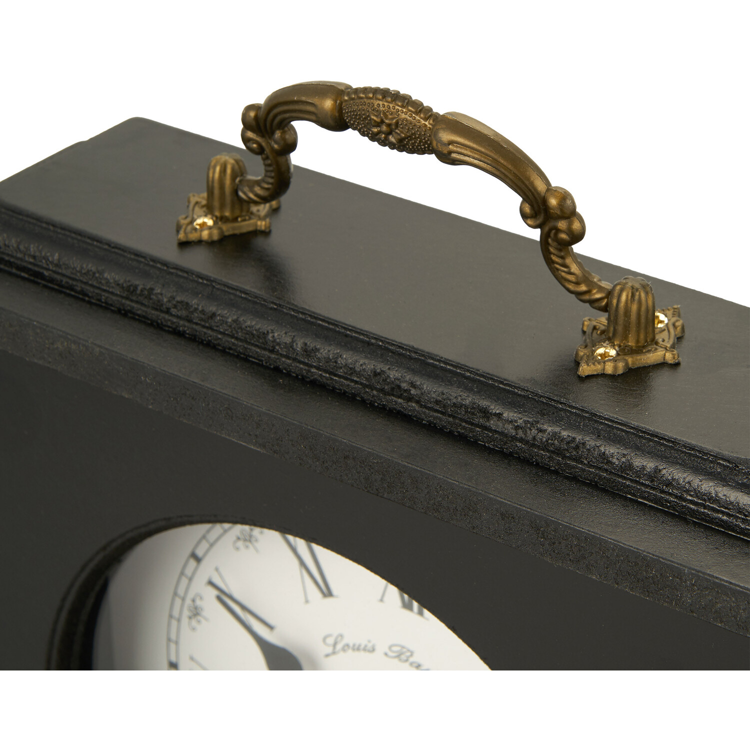 Reyenay Black Mantel Clock 23cm Image 4
