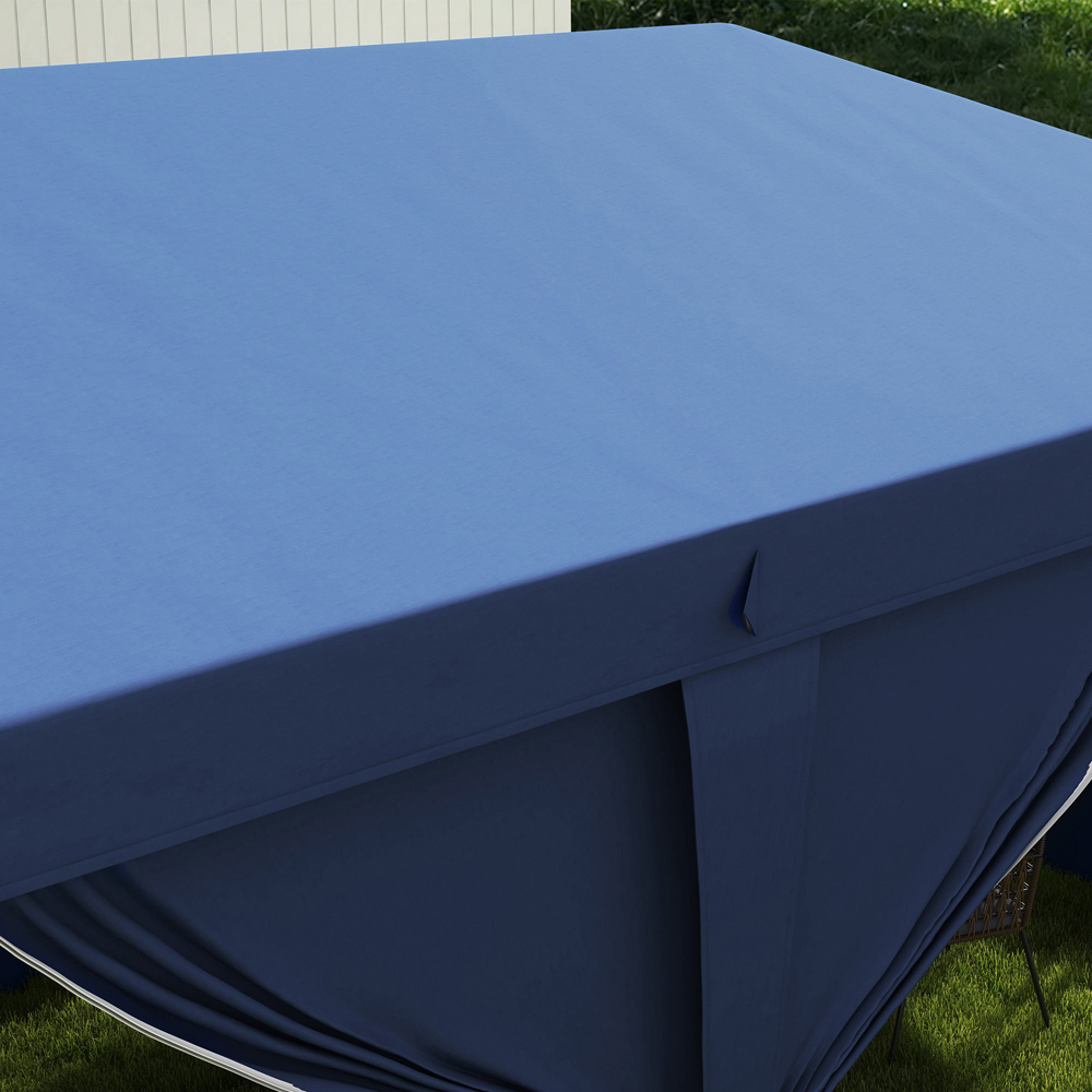 Outsunny 3 x 6m Blue Pop Up Gazebo with Storage Bag Image 3