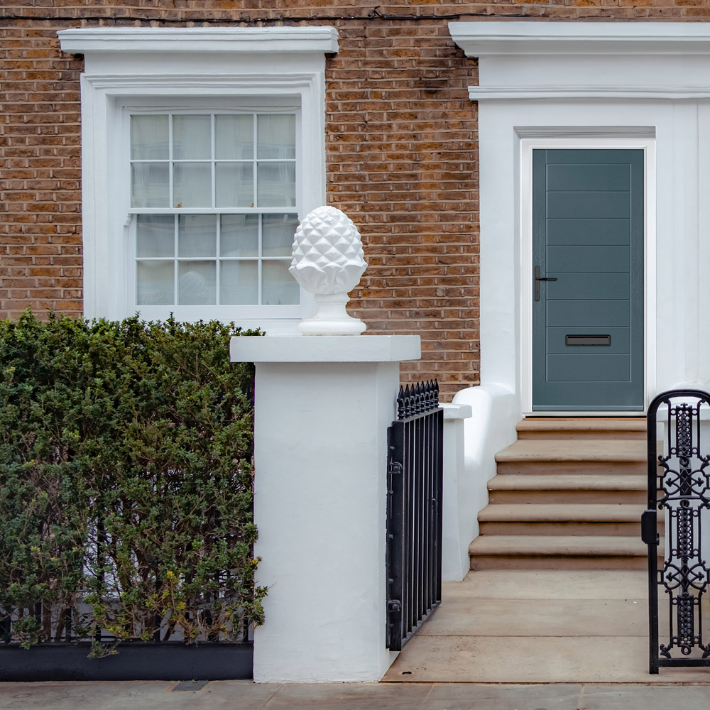 Crystal-Direct Monza Slate Grey GRP Right Hand Open Front Door 2090 x 920mm Image 2