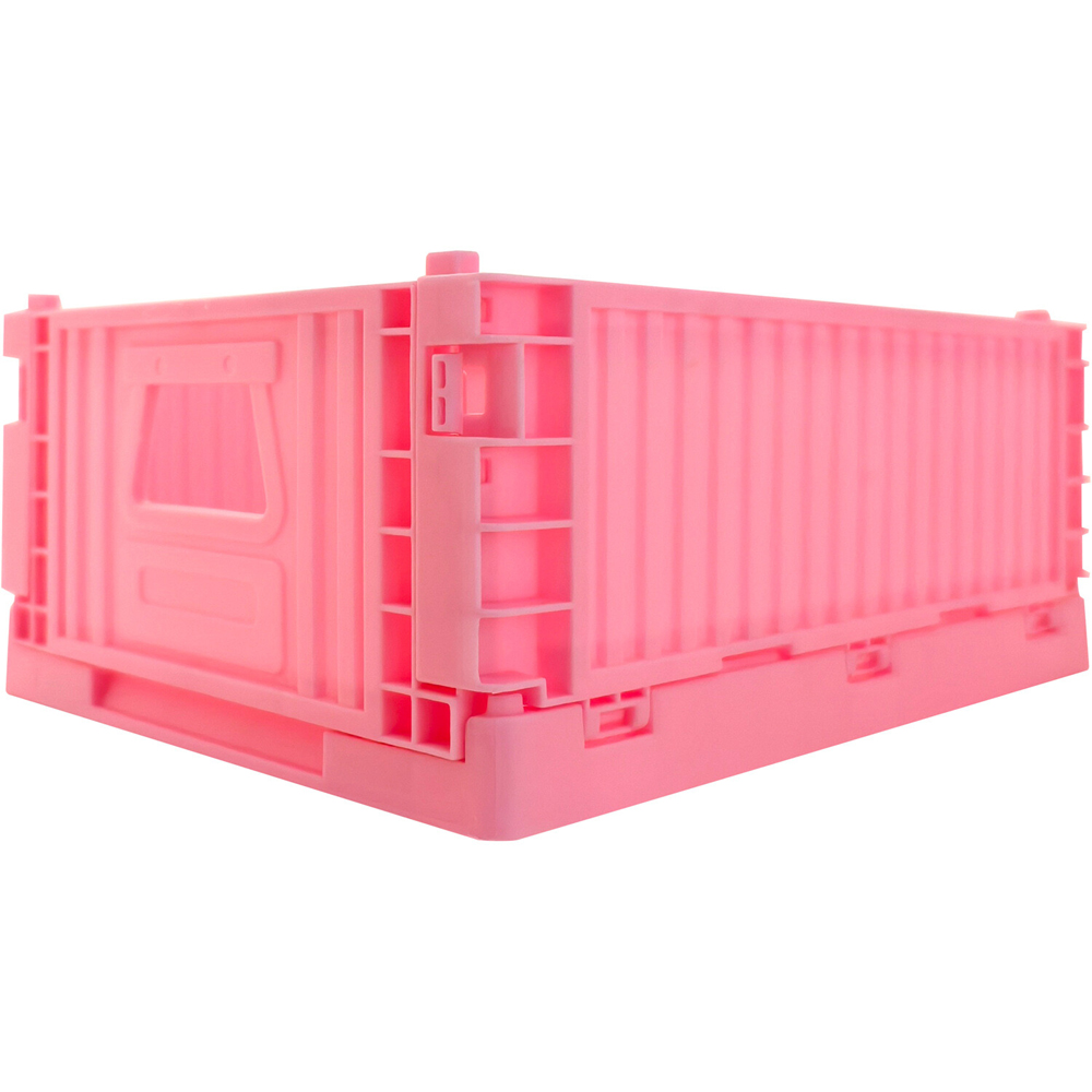 Pack of 3 Ribbed Folding Crates Image 9
