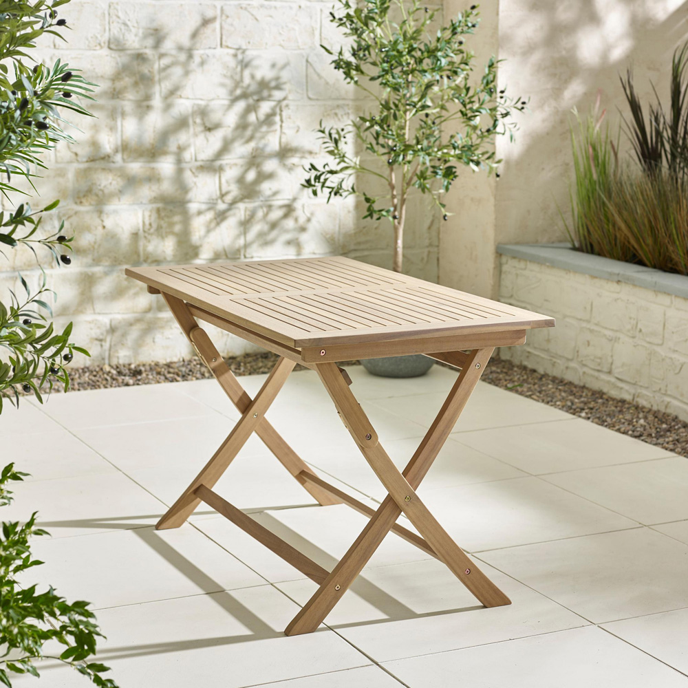 Furniturebox Essen 4 Seater Solid Wood Outdoor Dining Set Image 6