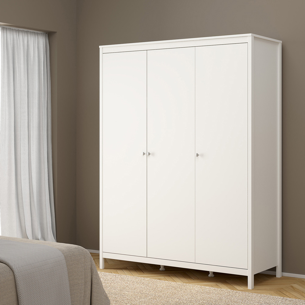 Florence Madrid White 3 Piece Bedroom Furniture Set Image 5