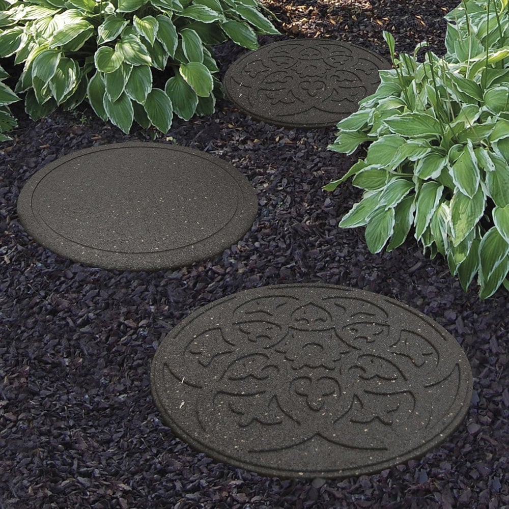 Primeur Grey Scroll Stepping Stone 45cm 12 Pack Image 2