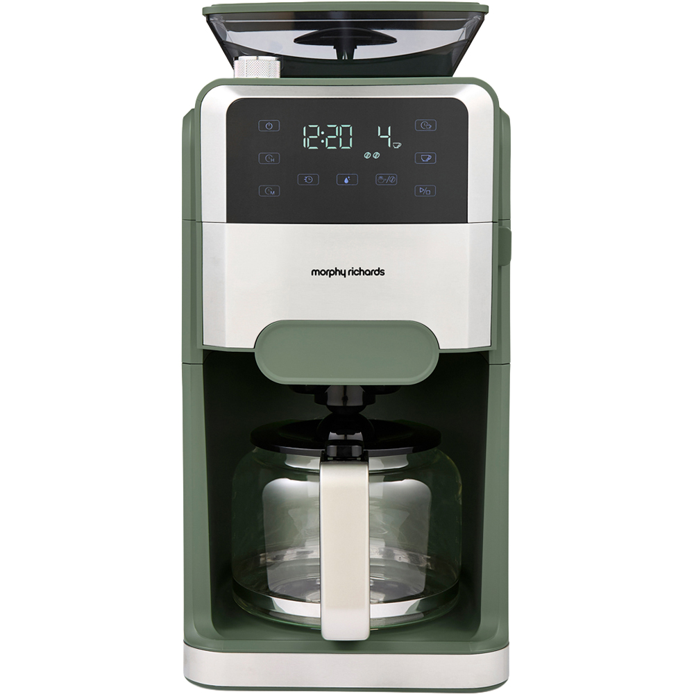 Morphy Richards Zino Grind and Brew 162108 Olivine 1.5L Automatic Filter Coffee Machine Image 3