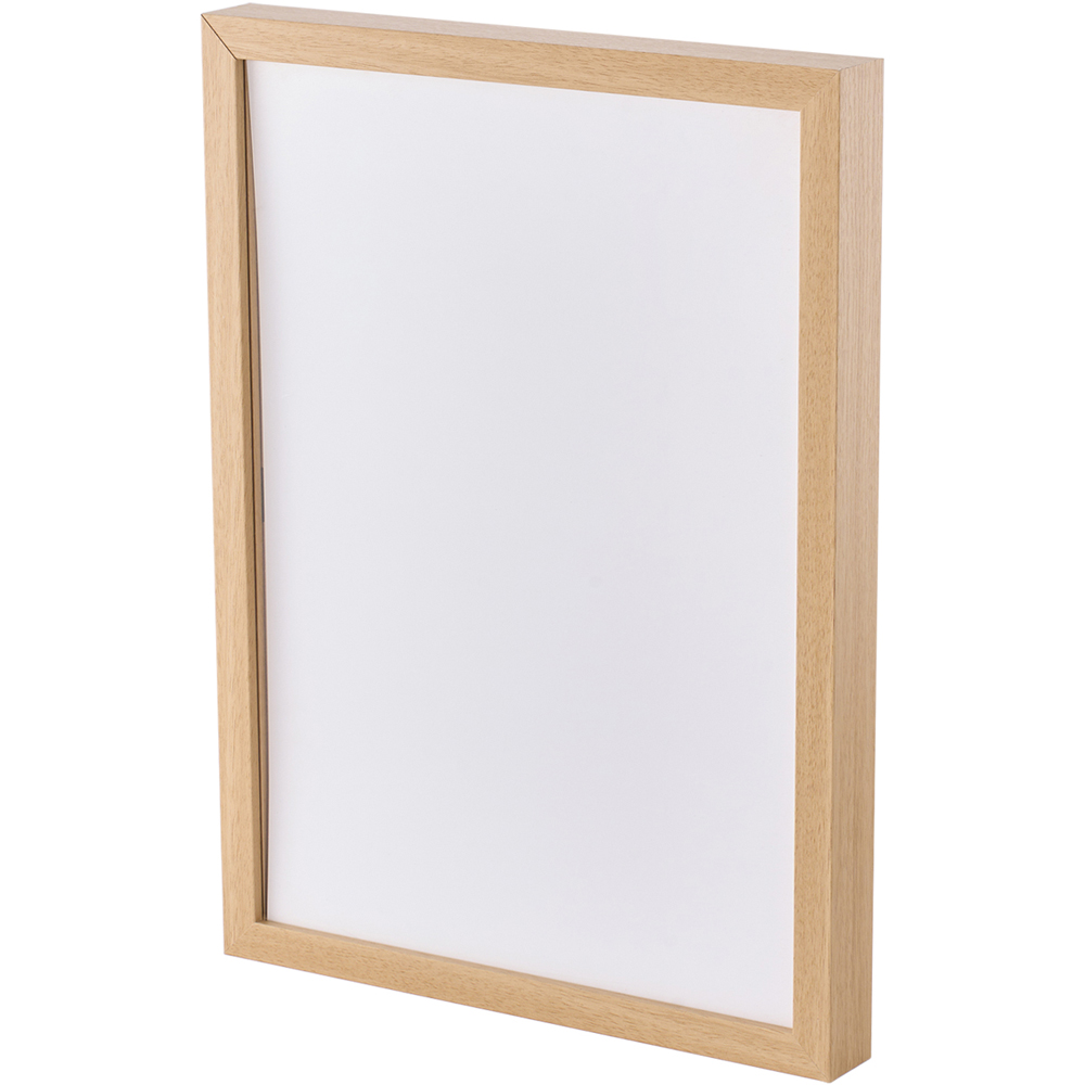 Living and Home Natural Wood Magnetic Photo Frame 10.2 x 13.7 inch Image 3