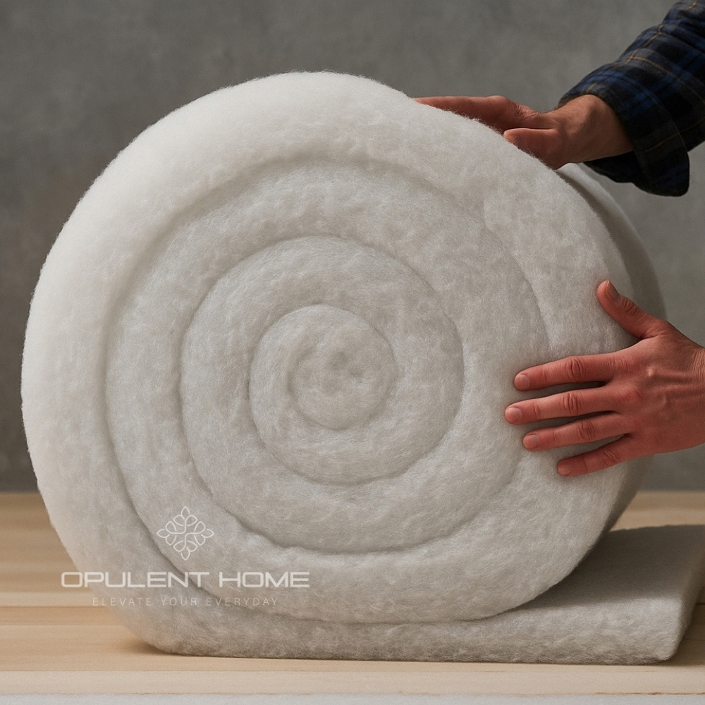 Opulent Home Thermal Polyester Loft Insulation Roll 5m x 370mm x 50mm Image 9