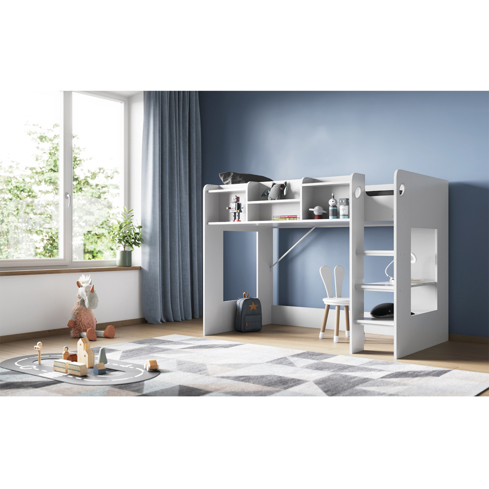 Flair Wizard Single White Junior Mid High Sleeper Image 6