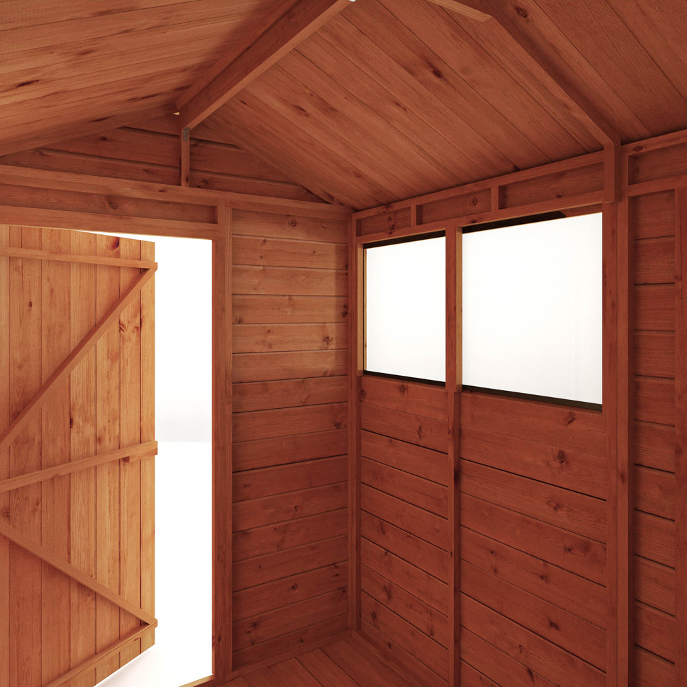 Mercia 7 x 5ft Shiplap Apex Wooden Shed Image 6