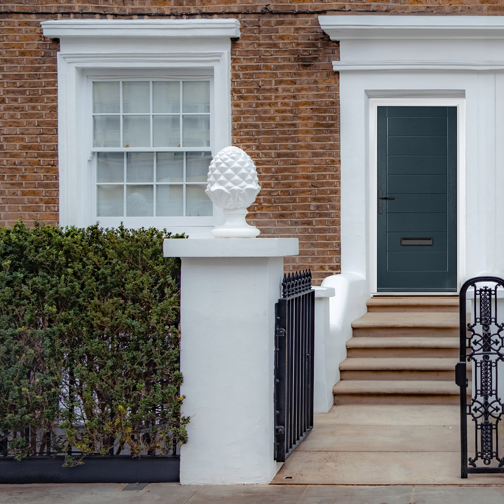 Crystal-Direct Monza Anthracite Grey GRP Right Hand Open Front Door 2090 x 920mm Image 2