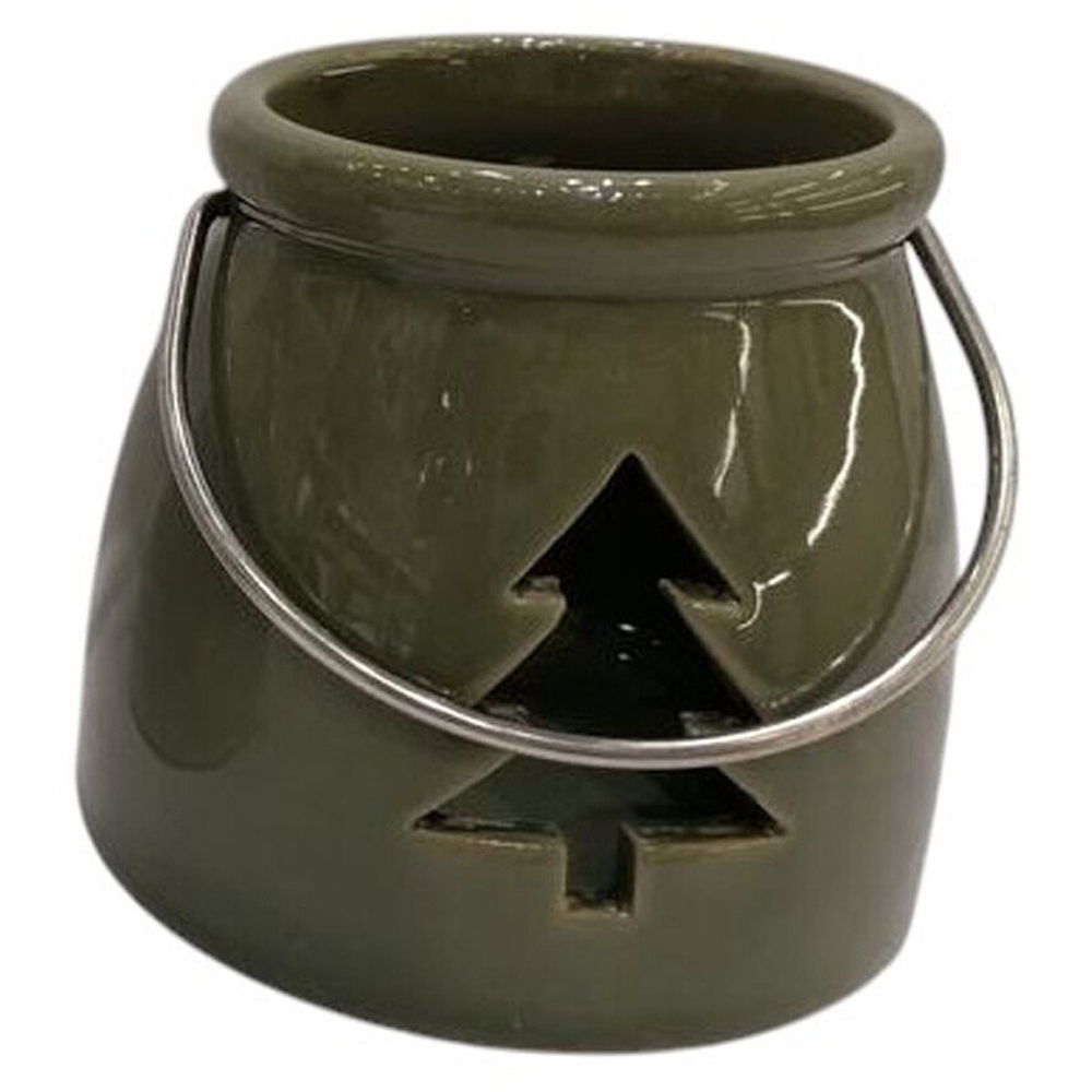 Cottage Tealight Holder Grey or Green Image 3